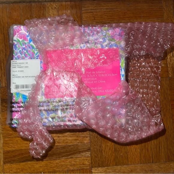 COPY - NWT Lilly Pulitzer Trinket dish Multi Cherry on top - Picture 11 of 12